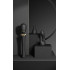Вибратор микрофон Zalo Kyro Wand с насадками, черный, 29.1 см х 5.3 см (42609) – фото 2