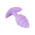 Анальная пробка Cuties Plugs Purple фиолетовая, 7.5 см х 2.8 см (213831) – фото 5