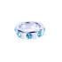 Металеве кільце на пеніс Boss of Toys Metal Cock Ring with Light Blue Diamonds Medium, 4 см х 5 см (207196) – фото 4