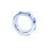 Металлическое кольцо на пенис Boss of Toys Metal Cock Ring with Light Blue Diamonds Medium, 4 см х 5 см (207196) – фото 2