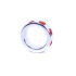 Металлическое кольцо на пенис Boss of Toys Metal Cock Ring красными бриллиантами, 3.5 см х 4.5 см (207195) – фото 2