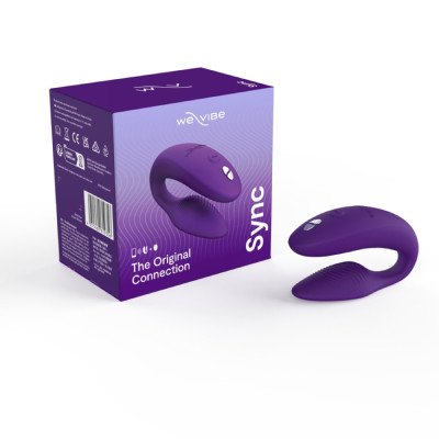 Инновационный смарт вибратор We Vibe Sync 2 Purple для пары, фиолетовый (208130) – фото 1