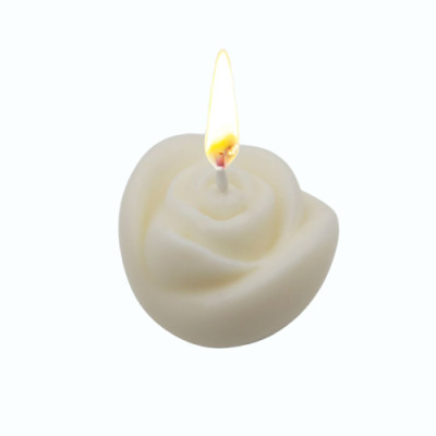 Низкотемпературная свеча Lockink в виде розы, белая (217223) – фото 1