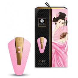 Вибратор для клитора Shunga Obi нежно розовый, 11.5 см x 7 см