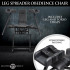 Бондажний стілець Master Series Leg Spreader Obedience Chair з фіксаторами, чорний (216552) – фото 7