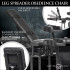 Бондажний стілець Master Series Leg Spreader Obedience Chair з фіксаторами, чорний (216552) – фото 8