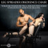 Бондажный стул Master Series Leg Spreader Obedience Chair с фиксаторами, черный (216552) – фото 10