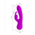 Вібратор-кролик багатошвидкісний Pretty Love Broderick фіолетовий, 17.9 см х 3.5 см (216835) – фото 3