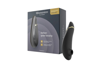 Womanizer Premium 2 бесконтактный клиторальный стимулятор (Вуманайзер Премиум 2), черный