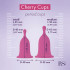 Менструальні чаші RS Femcare Cherry Cup 2 шт, в косметичці, рожеві (217028) – фото 4