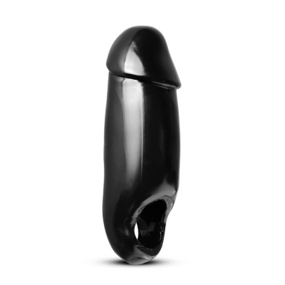Увеличивающая насадка на пенис Master Series Orca XL Penis Extender черная,  6.5 см х 20.3 см (216378) – фото 1