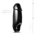 Увеличивающая насадка на пенис Master Series Orca XL Penis Extender черная,  6.5 см х 20.3 см (216378) – фото 3