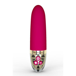 Вибратор вагинальный Mystim Sleak, розовый, 14.5 см х 3.6 см