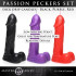 Набор низкотемпературных свеч Master Series Passion Peckers в форме фаллоса, 3 шт (216544) – фото 5