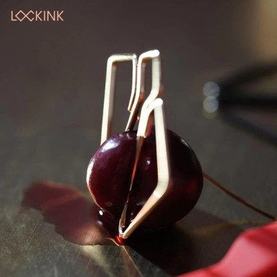 Зажимы для сосков Lockink, металлические, золотые (215982) – фото 1