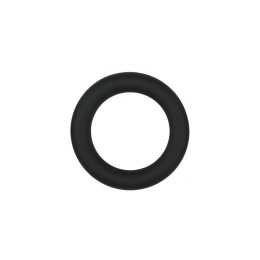 Черное эрекционное кольцо Silicone Cock Ring Medium – фото