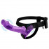 Двойной страпон с вибрацией фиолетовый - Ultra Passionate Harness Dual Vibration Purple (36904) – фото 3