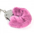 Металлические наручники с мехом, розовые, крепкие (33461) – фото 3