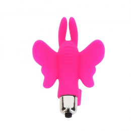 Вібратор на палець ToyJoy Butterfly Pleaser, рожевий – фото