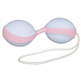 Вагинальные шарики - Amor Gym Balls, голубой/розовый
