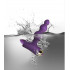 Анальная елочка из силикона с вибрацией, фиолетового цвета, 11 см. (40766) – фото 3