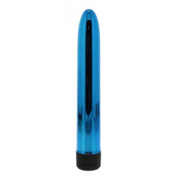 Пластиковий вібратор, синій, 15.2 см