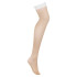 Элегатные чулки Obsessive - S814 Stockings белые, S/M (207005) – фото 2