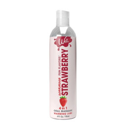 Лубрикант оральний Wet Warming Strawberry 118 мл на водній основі з розігрівом зі смаком полуниці