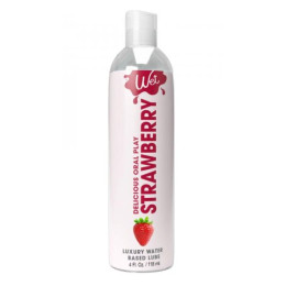 Лубрикант оральный Wet Strawberry 118 мл на водной основе со вкусом клубники