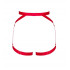 Портупея пояс Obsessive Elianes harness, красная, XS/S (217912) – фото 4