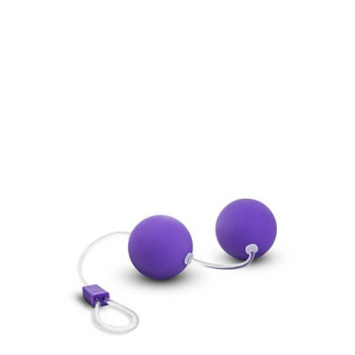 Кульки вагінальні B Yours, з важкою, фіолетові (40714) – фото 1
