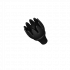 Вибратор двухсторонний универсальный Zalo Bess с насадками, черный (41724) – фото 5