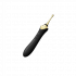 Вибратор двухсторонний универсальный Zalo Bess с насадками, черный (41724) – фото 9