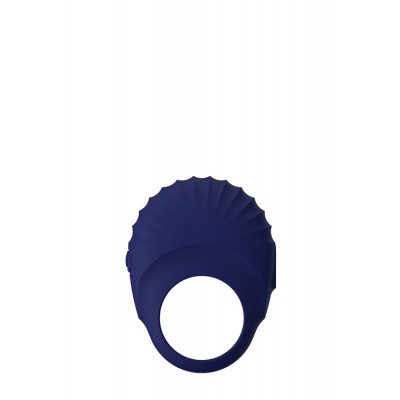 Ерекційне виброкольцо Dream Toys Blue Evolution Pallas, синього кольору (38013) – фото 1