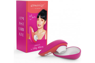 Безконтактний масаж клітора Womanizer Liberty by Lily Allen Rebellious Pink