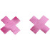 Перчатки латексные длинные розовые с наклейками на соски, S/M (38620) – фото 3