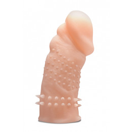 Насадка на пенис реалистичная закрытая, телесная – фото