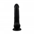 Фалоімітатор з мошонкою, на присоску, 22 см, чорний (38815) – фото 5
