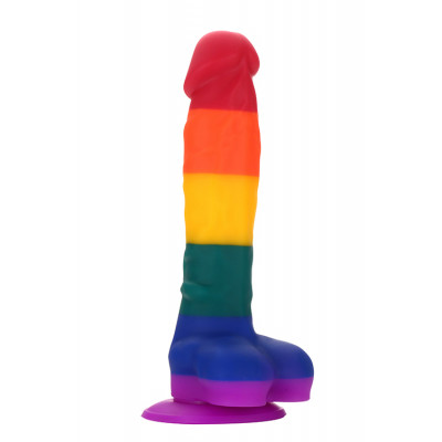 Фаллоимитатор на присоске Dream Toys Pride, разноцветный (38487) – фото 1