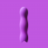 Вібропуля з двома насадками Odeco Qamra Kit фіолетового кольору (41977) – фото 2