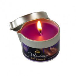 Низькотемпературна свічка Amor Vibratissimo фіолетова, 50 мл