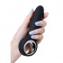 Анальный вибратор с кольцом-холдером, черный, 15 см х 3 см (39970) – фото 5