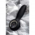 Анальный вибратор с кольцом-холдером, черный, 15 см х 3 см (39970) – фото 6