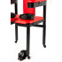 Разборное металлическое кресло БДСМ Roomfun на колесиках, черно-красное (40101) – фото 8