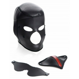Шлем-маска Scorpion Hood для сенсорной депривации, черного цвета