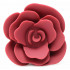 Анальная пробка силиконовая Booty Bloom Anal Plug с розой, красная (41277) – фото 2