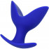Анальна пробка-Розширювач Лотос, з силікону, синього кольору, 9.5 см х 7 см (41661) – фото 2