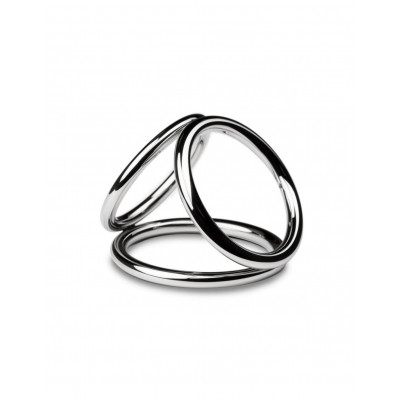 Эрекционное кольцо металлическое, тройное (41505) – фото 1