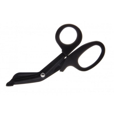 Ножницы для бондажа Bondage Safety Scissor черного цвета, 17.7 см (41432) – фото 1