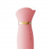 Вибратор с ротацией, фрикциями и вакуумной стимуляцией клитора Zalo Rose Rabbit Thruster розовый (43485) – фото 5